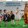 Trong hai ngày cuối tuần 23-24/5 trên phố đi bộ hồ Hoàn Kiếm (Hà Nội) sẽ diễn ra sự kiện 'Chào hè xanh mát, lớn khôn khỏe mạnh' dành cho các em nhỏ. (Ảnh: PV/Vietnam+) 