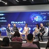 Các khách mời tham dự tại hội thảo trong khuôn khổ cuộc thi Viet Solutions 2022. (Ảnh: Minh Sơn/Vietnam+)