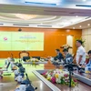 Bộ Thông tin và Truyền thông chính thức tổ chức Diễn đàn Quốc gia về Phát triển doanh nghiệp công nghệ số Việt Nam lần thứ 4. (Ảnh: Minh Sơn/Vietnam+)