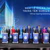 Trung tâm Nghiên cứu và Phát triển (R&D) Samsung chính thức được khánh thành. (Ảnh: Minh Sơn/Vietnam+)