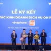 VNPT đã công bố việc hợp tác với Truyền hình cáp Việt Nam (VTVCab). (Ảnh: Minh Sơn/Vietnam+)