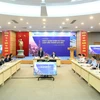 Toàn cảnh hội thảo do Liên đoàn Thương mại và Công nghiệp Việt Nam (VCCI) tổ chức. (Ảnh: PV/Vietnam+)