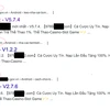 Một số webiste giả mạo 'núp bóng' dưới các đường link .gov.vn (Ảnh chụp màn hình)