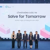 Solve for Tomorrow là cuộc thi được tổ chức nhằm tìm kiếm và phát triển nhân lực công nghệ trẻ của Việt Nam. (Ảnh: Minh Sơn/Vietnam+)