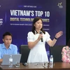 Chương trình được đổi tên thành Top 10 Doanh nghiệp Công nghệ số xuất sắc Việt Nam 2023. (Ảnh: PV/Vietnam+)