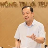 Thứ trưởng Bộ Thông tin và Truyền thông Phạm Đức Long. (Ảnh: PV/Vietnam+)
