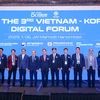 Diễn đàn hợp tác ICT Việt Nam - Hàn Quốc năm 2023 đã chính thức khai mạc. (Ảnh: Minh Sơn/Vietnam+)