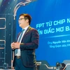 Ông Nguyễn Văn Khoa – Tổng giám đốc FPT chia sẻ về chủ đề "FPT - từ chip nguồn đến giấc mơ bán dẫn." (Ảnh: FPT)