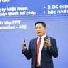 Ông Trương Gia Bình, Chủ tịch Hội đồng quản trị FPT chia sẻ về mục tiêu của tập đoàn trong năm 2024. (Ảnh: FPT)