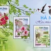 VietnamPost chính thức công bố bộ tem "Hà Nội 12 mùa hoa”