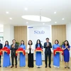 Samsung Việt Nam phối hợp cùng Thư viện Quốc gia Việt Nam ra mắt không gian S-hub (Không gian chia sẻ) với nhiều nâng cấp mới. (Ảnh: Minh Sơn/Vietnam+)