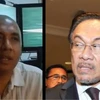 Cơ trưởng Zaharie Ahmad Shah (trái) và chính trị gia Seri Anwar Ibrahim (Nguồn:TheStar)
