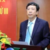 Ông Nguyễn Đăng Tiến phát biểu tại Đại hội đại biểu toàn quốc lần thứ 3 Hội Hữu nghị Việt Nam-Indonesia. (Ảnh: An Đăng/TTXVN)