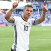 Lukas Poldoski trong trận đấu vòng loại Euro 2016 (Ảnh: Nguồn: Dfb.de)