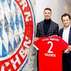 Wagner sẽ thi đấu cho Bayern từ 1/1/2018 đến 30/6/2020 với áo đấu số 2 (Ảnh: Nguồn: Fcb.de)