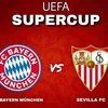 Trận siêu cúp UEFA giữa Bayern và Sevilla diễn ra trên sân Puskás tại thủ đô Budapest (Hungari)