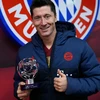 Với 3 bàn thắng và 1 kiến tạo, Robert Lewandowski đoạt danh hiệu Cầu thủ của trận đấu (Man off the Match). Ảnh: Nguồn Bayern.com
