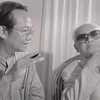 Cố đạo diễn, NSND Đào Trọng Khánh và cố Thủ tướng Phạm Văn Đồng. (Ảnh Nguyễn Đình Toán/Vietnam+)