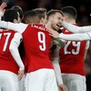 Arsenal gần như đã chắc tấm vé vào bán kết (Nguồn: Daily Express)