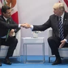 Tổng thống Mexico Enrique Pena Nieto (trái) và Tổng thống Mỹ Donald Trump. (Nguồn: AFP/TTXVN)