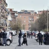 Cảnh sát Italy tuần tra tại Ostia ngày 28/11/2017. (Nguồn: AFP/TTXVN)