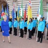 Nữ hoàng Anh Elizabeth II (trái) tại một sự kiện ở London, Anh ngày 13/3. (Nguồn: AFP/TTXVN)