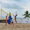 Lễ khai mạc Giải bóng chuyền bãi biển nữ thế giới-Tuần Châu Hạ Long mở rộng 2018. (Nguồn: Trung Nguyên/TTXVN) 