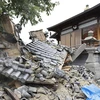 Động đất tại Nhật Bản gây thiệt hại nặng nề. (Nguồn: The Indian Express)