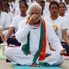 Thủ tướng Ấn Độ khai mạc Ngày Yoga quốc tế lần thứ 4. (Nguồn: Business Today) 