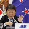 Bộ trưởng Nội các phụ trách Hiệp định Đối tác toàn diện và tiến bộ xuyên Thái Bình Dương (CPTPP) của Nhật Bản, ông Toshimitsu Motegi. (Nguồn: The Japan Times)