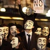 Nhóm tin tặc Anonymous nhận tiến hành các vụ tấn công mạng tại Tây Ban Nha. (Nguồn: ZeroSecurity)