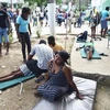 Động đất tại Haiti đã để lại nhiều thiệt hại cả về người và của. (Nguồn: Daily Express)