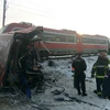 Hiện trường vụ tai nạn ở Serbia. (Nguồn: Telegraf)