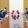 Phó Thủ tướng, Bộ trưởng Ngoại giao Việt Nam Phạm Bình Minh và Bộ trưởng Ngoại giao Triều Tiên Ri Yong-ho trong cuộc hội đàm tại Bình Nhưỡng ngày 13/2/2019. (Nguồn: TTXVN phát)