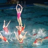 Màn trình diễn dưới nước của các vận động viên Triều Tiên. (Nguồn: Washington Post)