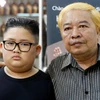 Cắt tóc giống hai nhà lãnh đạo Mỹ và Triều Tiên.