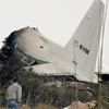 Hiện trường vụ tai nạn máy bay ở Algeria. (Nguồn: Kenya Broadcasting Corporation)