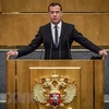 Thủ tướng Nga Dmitry Medvedev. (Nguồn: AFP/TTXVN)