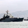 Tàu quân sự NATO ở Biển Đen. (Nguồn: Daily Star)