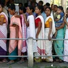 Người dân Ấn Độ đi bầu cử. (Nguồn: The National)
