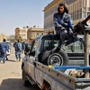 Lực lượng tự xưng Quân đội Quốc gia Libya do Tướng Haftar chỉ huy tuần tra tại thành phố Sebha, miền nam Libya ngày 6/2/2019. (Nguồn: AFP/TTXVN)