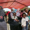 Người tị nạn tại trại tị nạn Ain Zara ở Tripoli, Libya, ngày 4/4/2019. (Ảnh: AFP/ TTXVN)