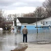 Cuộc sống người dân ở Ottawa đang gặp khó khăn vì lụt. (Nguồn: US News)