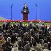 Chủ tịch Trung Quốc Tập Cận Bình phát biểu. (Nguồn: Channel News Asia)