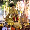 Cận cảnh Lễ rước kiệu tân vương Thái Lan Maha Vajiralongkorn. (Nguồn: WD)