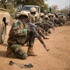 Các binh sỹ Niger được điều đến khu vực bị tấn công. (Nguồn: The Defense Post)