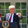 Tổng thống Mỹ Donald Trump phát biểu tại Washington, DC ngày 16/5/2019. (Ảnh: AFP/TTXVN)