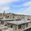 Cảnh tàn phá do xung đột tại Hama, miền Trung Syria. (Ảnh: THX/TTXVN)