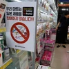 Phong trào phản đối hàng tiêu dùng Nhật Bản tại Hàn Quốc. (Nguồn: Nikkei Asian Review)