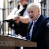 Tân Thủ tướng Anh Boris Johnson phát biểu tại London ngày 24/7/2019. (Nguồn: AFP/TTXVN)